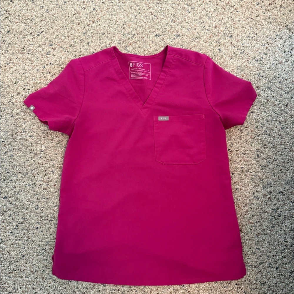 Figs Women's Short Sleeve Tee - Pink